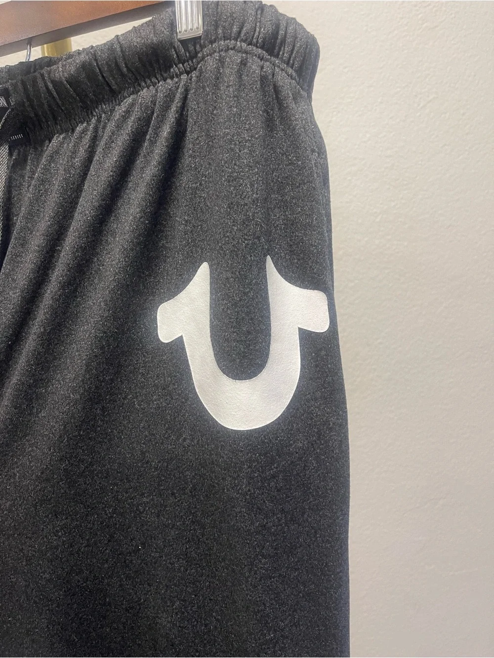 True Religion Black Logo Joggers or Loungewear